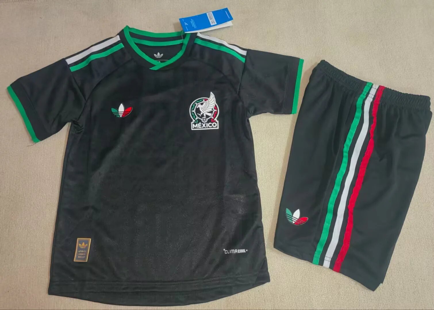 Kids-Mexico 2026 World Cup Third Black Soccer Jersey(Player)